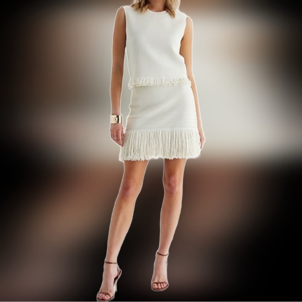 Express Cream Fringe Set S